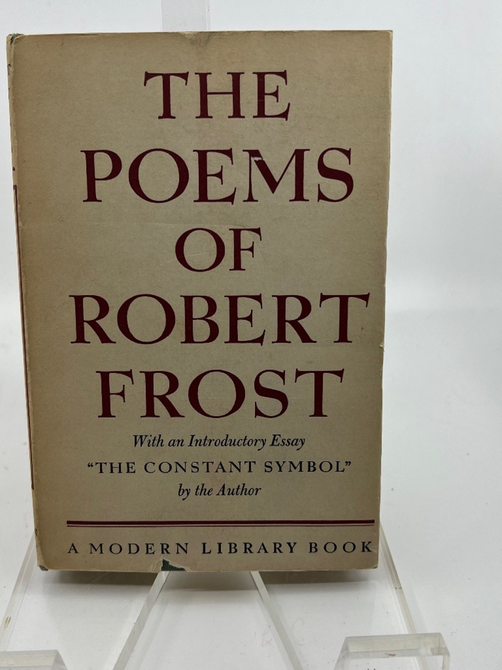 Vintage Hardcover ,The Poems of Robert Frost. by Robert Frost.